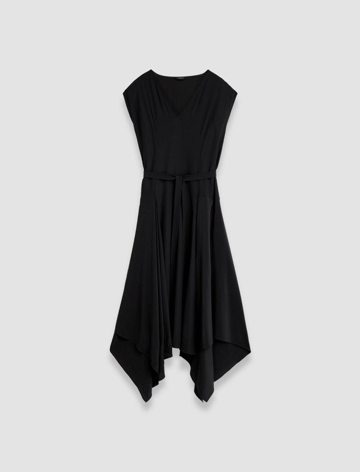 JOSEPH Fashion Women Silk Crepe de Chine Goodman Dress Black