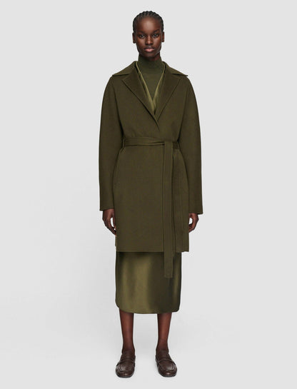 JOSEPH Fashion Women Light Double Face Cranwood Coat Hass Avocado