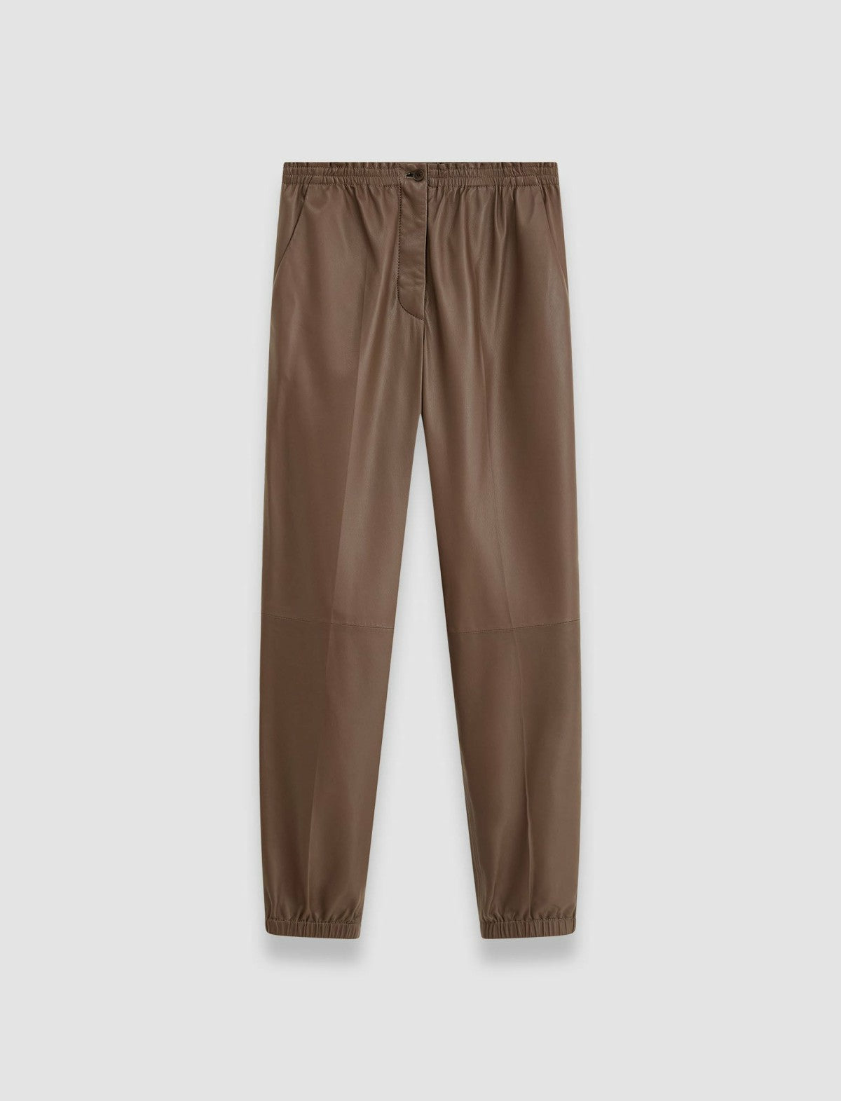 JOSEPH Fashion Women Nappa Leather Taio Trousers Arabica