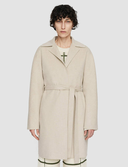 JOSEPH Fashion Women Light Double Face Cranwood Coat Oat Melange