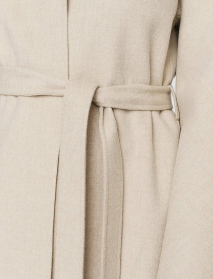 JOSEPH Fashion Women Light Double Face Cranwood Coat Oat Melange