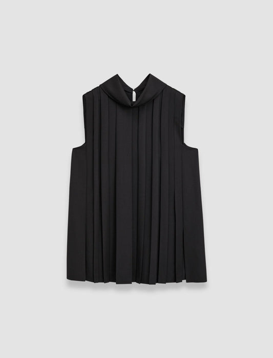 JOSEPH Fashion Women Joseph Plissé Bergere Blouse Black