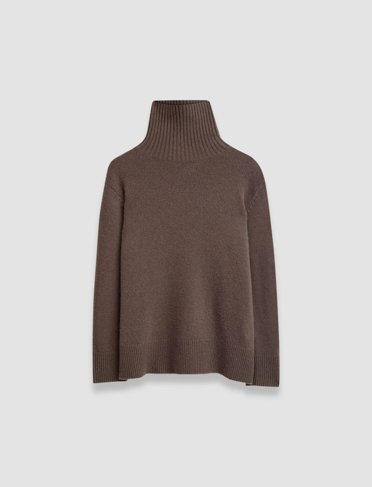JOSEPH Fashion Women Luxe Cashmere High Neck Jumper Carob