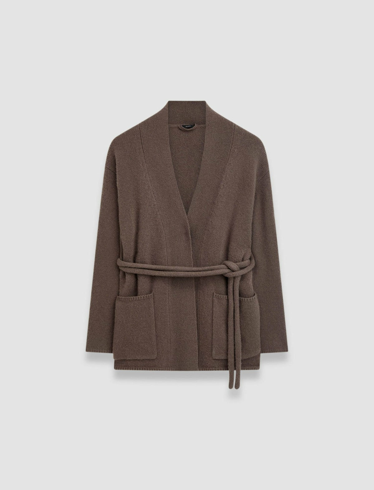 JOSEPH Fashion Women Luxe Cashmere Cardigan Carob