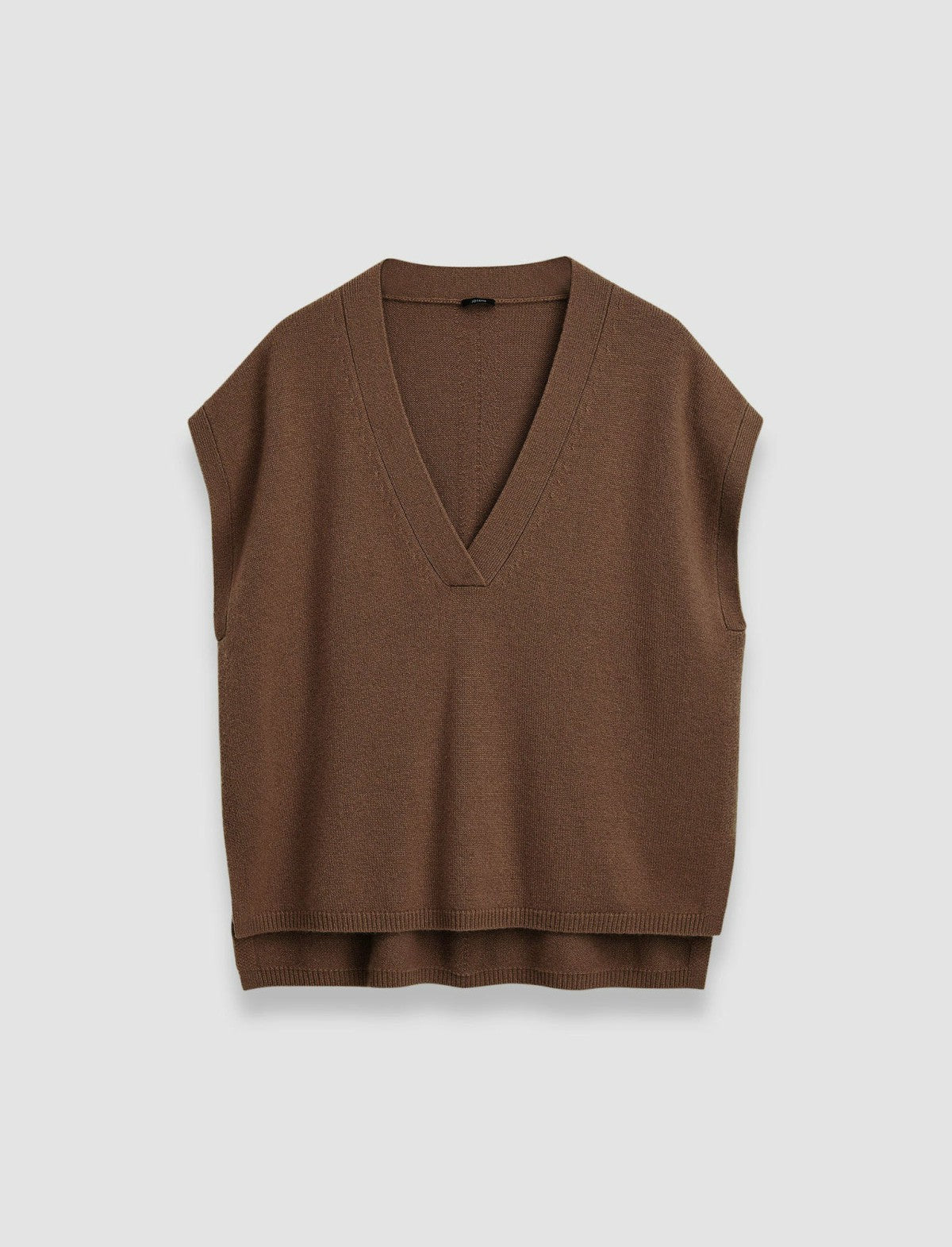 JOSEPH Fashion Women Light Pure Cashmere Vest Arabica