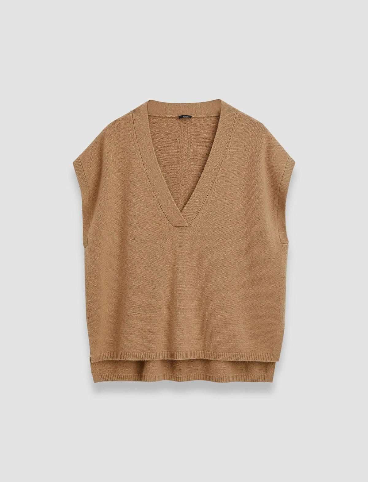 JOSEPH Fashion Women Light Pure Cashmere Vest Oak