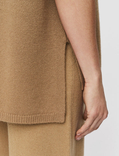 JOSEPH Fashion Women Light Pure Cashmere Vest Oak