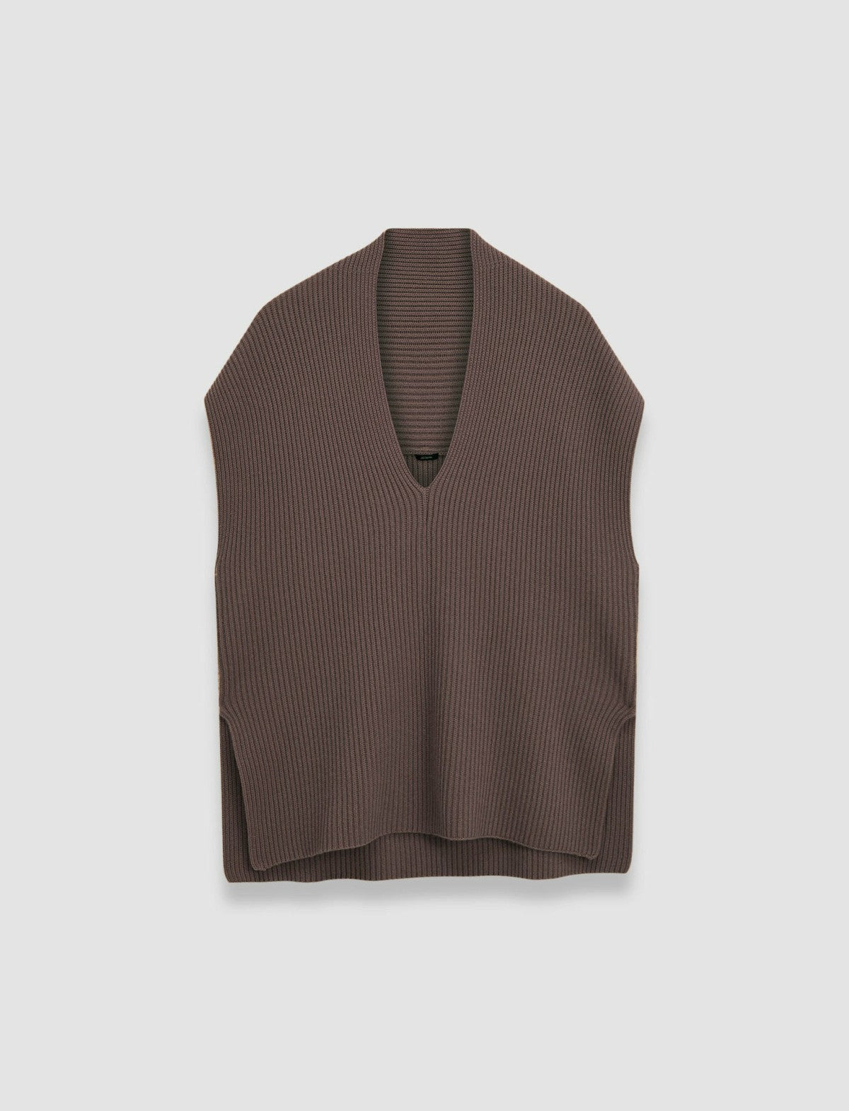 JOSEPH Fashion Women Luxe Cashmere Vest Carob