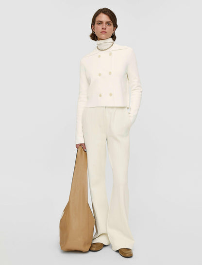 JOSEPH Fashion Women Milano Knit Stretch Short Jacket Ivory