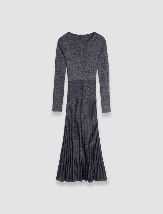 JOSEPH Fashion Women Lurex Knit Dress Aurora