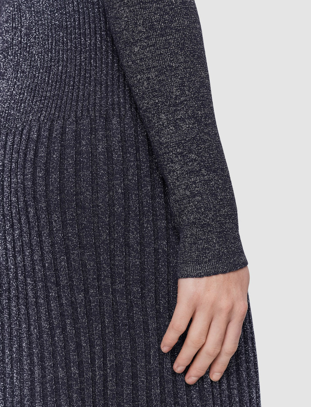 JOSEPH Fashion Women Lurex Knit Dress Aurora