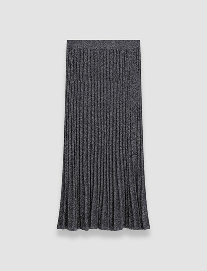 JOSEPH Fashion Women Lurex Knit Skirt Aurora