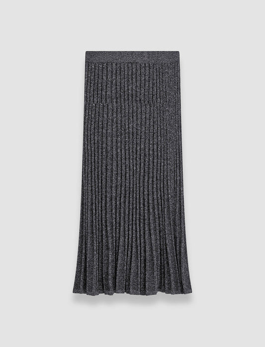 JOSEPH Fashion Women Lurex Knit Skirt Aurora