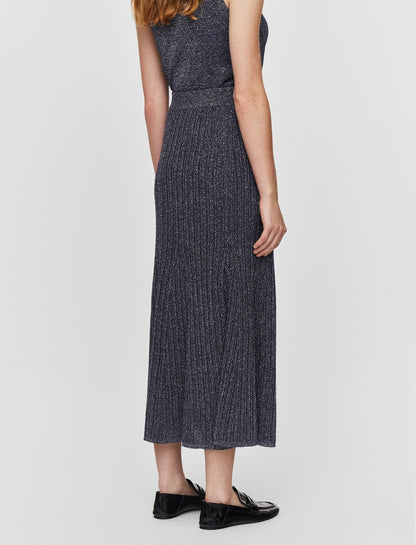 JOSEPH Fashion Women Lurex Knit Skirt Aurora
