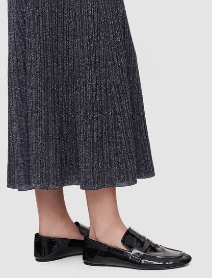 JOSEPH Fashion Women Lurex Knit Skirt Aurora
