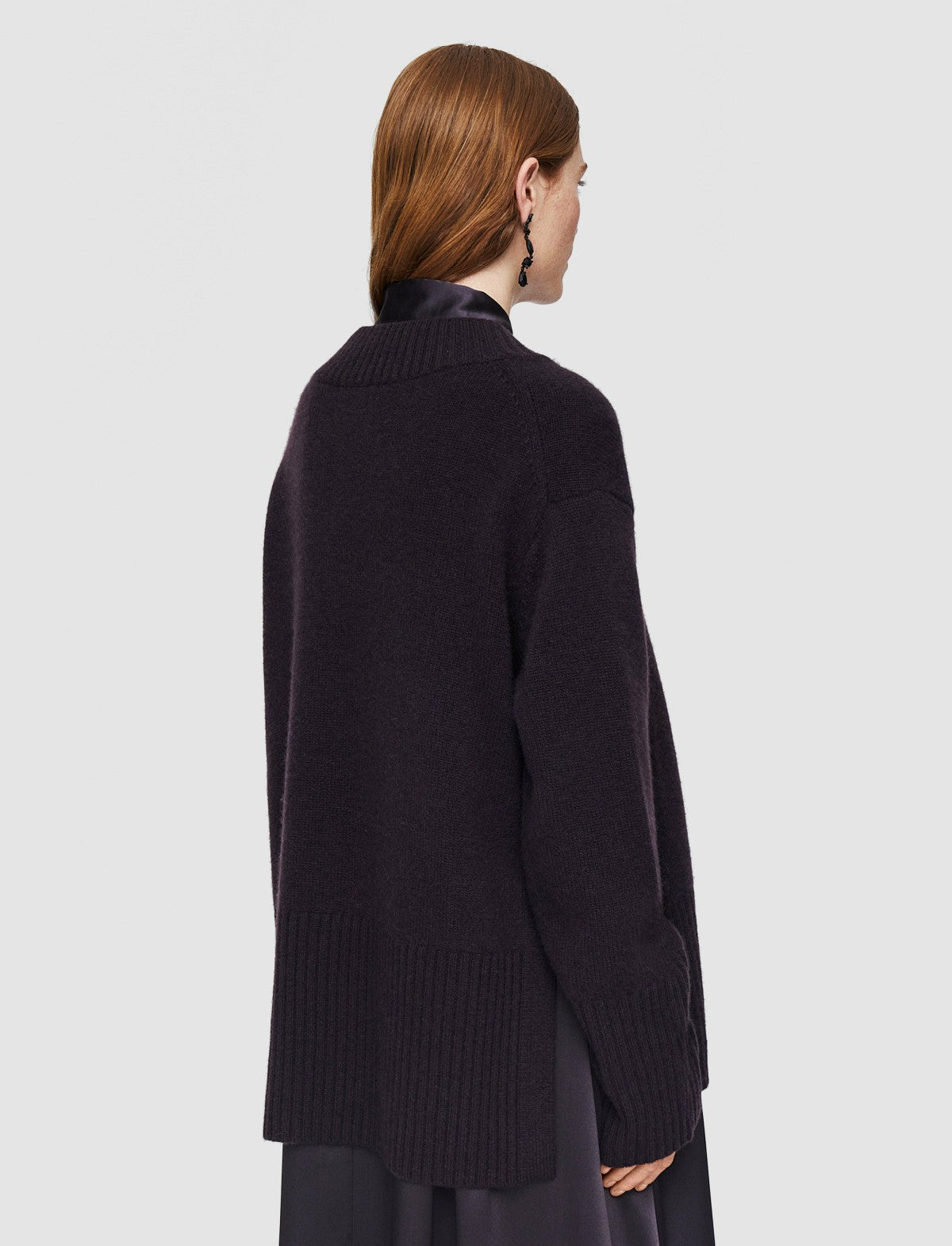 JOSEPH Fashion Women Luxe Cashmere V Neck Jumper Aurora