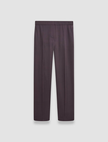 JOSEPH Fashion Women Tova Silk Satin Trousers Aurora