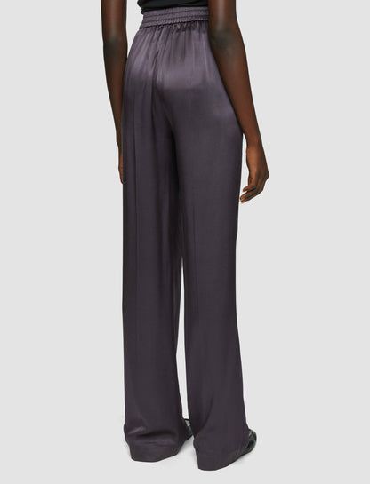 JOSEPH Fashion Women Tova Silk Satin Trousers Aurora