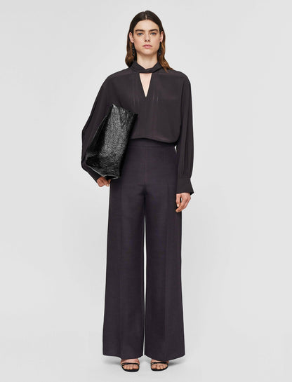 JOSEPH Fashion Women Alane Evening Silk Blend Trousers Aurora