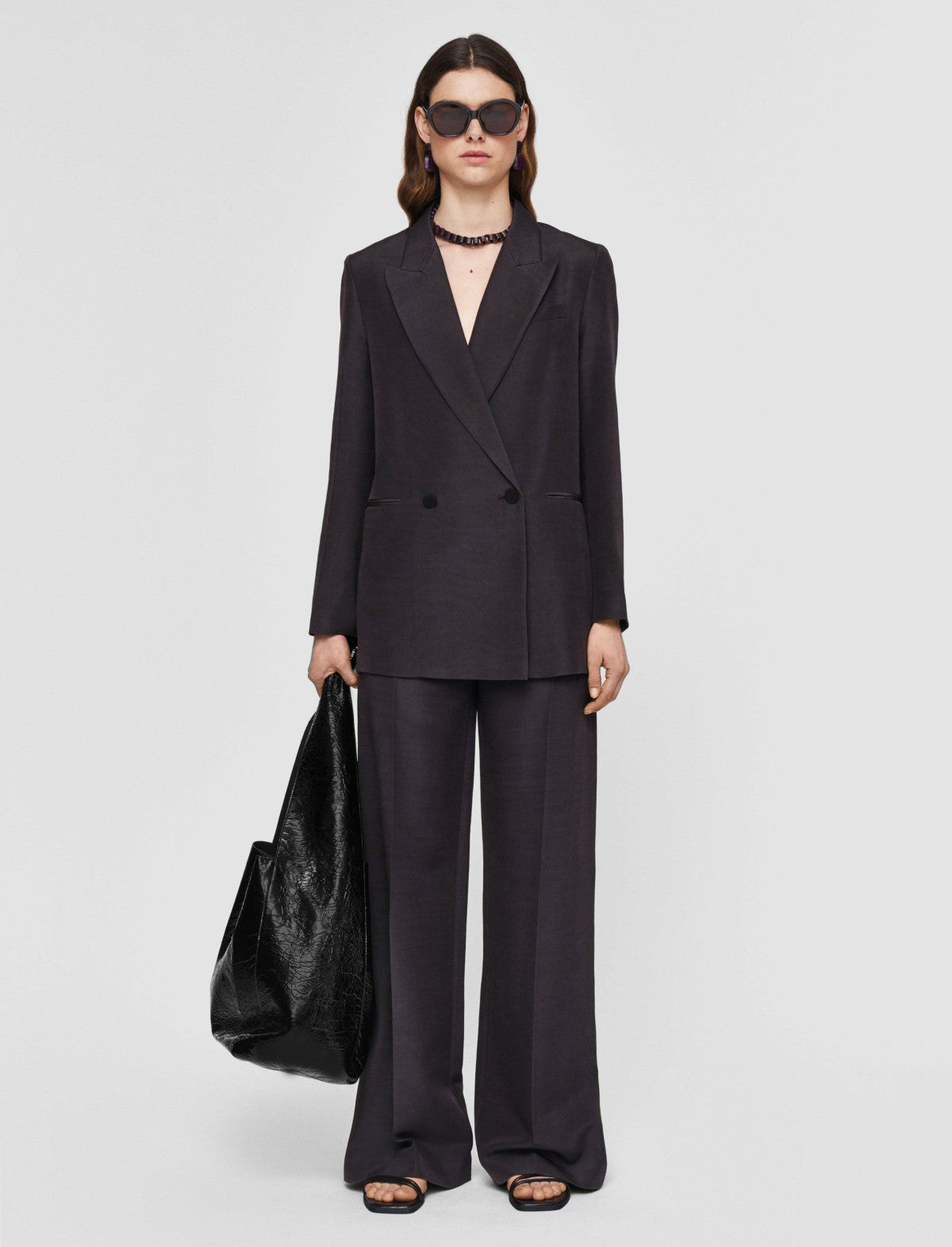 JOSEPH Fashion Women Joly Evening Silk Blend Jacket Aurora