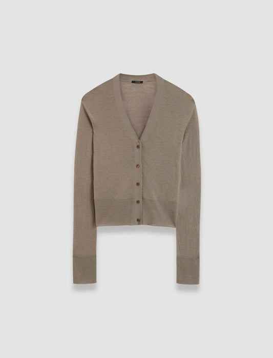 JOSEPH Fashion Women Cashair Cardigan Escargot
