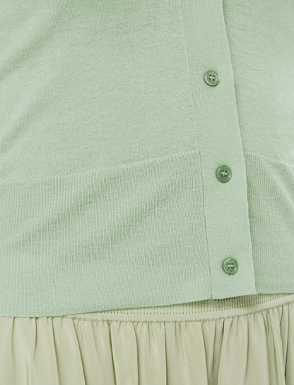 JOSEPH Fashion Women Cashair Cardigan Matcha