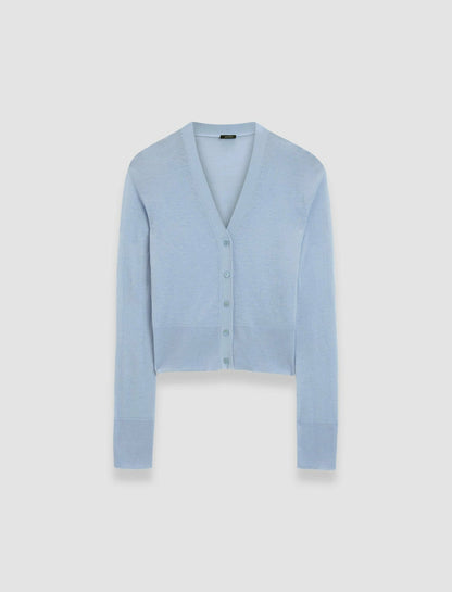 JOSEPH Fashion Women Cashair Cardigan Faded Sky