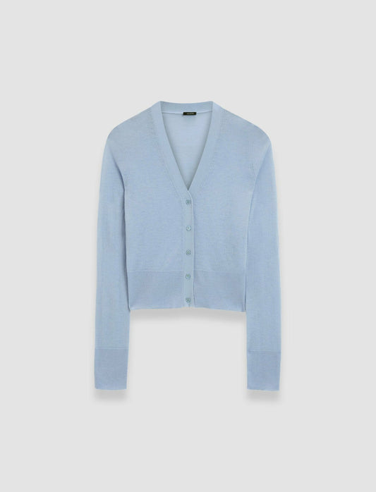 JOSEPH Fashion Women Cashair Cardigan Faded Sky