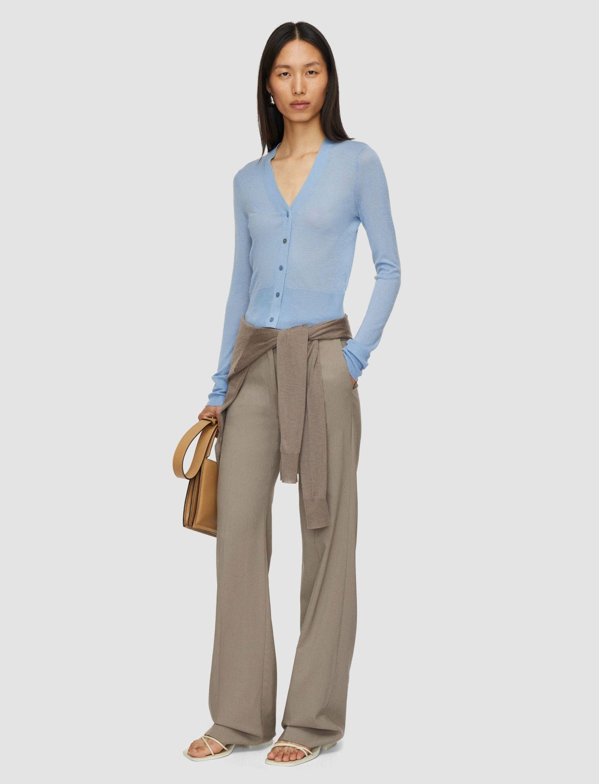 JOSEPH Fashion Women Cashair Cardigan Faded Sky