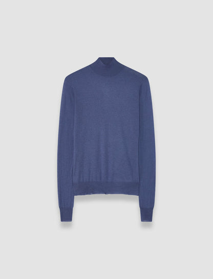 JOSEPH Fashion Women Cashair High Neck Jumper Harbour