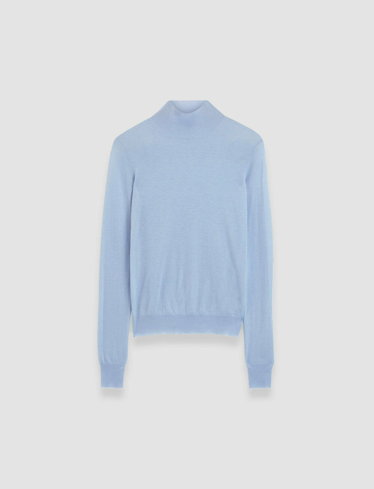 JOSEPH Fashion Women Cashair High Neck Jumper Faded Sky