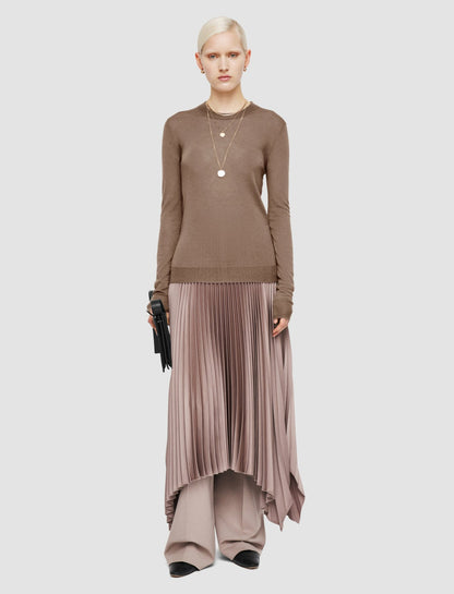 JOSEPH Fashion Women Cashair Round Neck Jumper Escargot