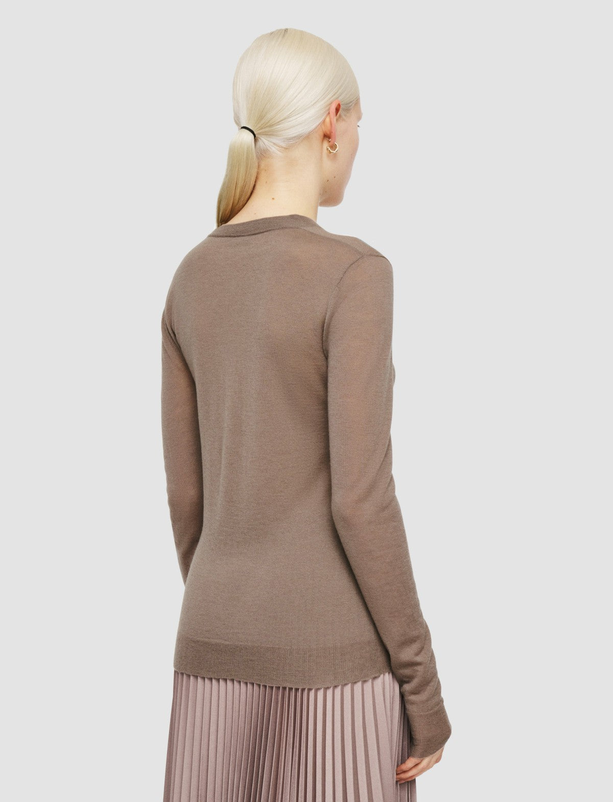 JOSEPH Fashion Women Cashair Round Neck Jumper Escargot