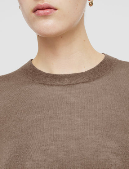 JOSEPH Fashion Women Cashair Round Neck Jumper Escargot