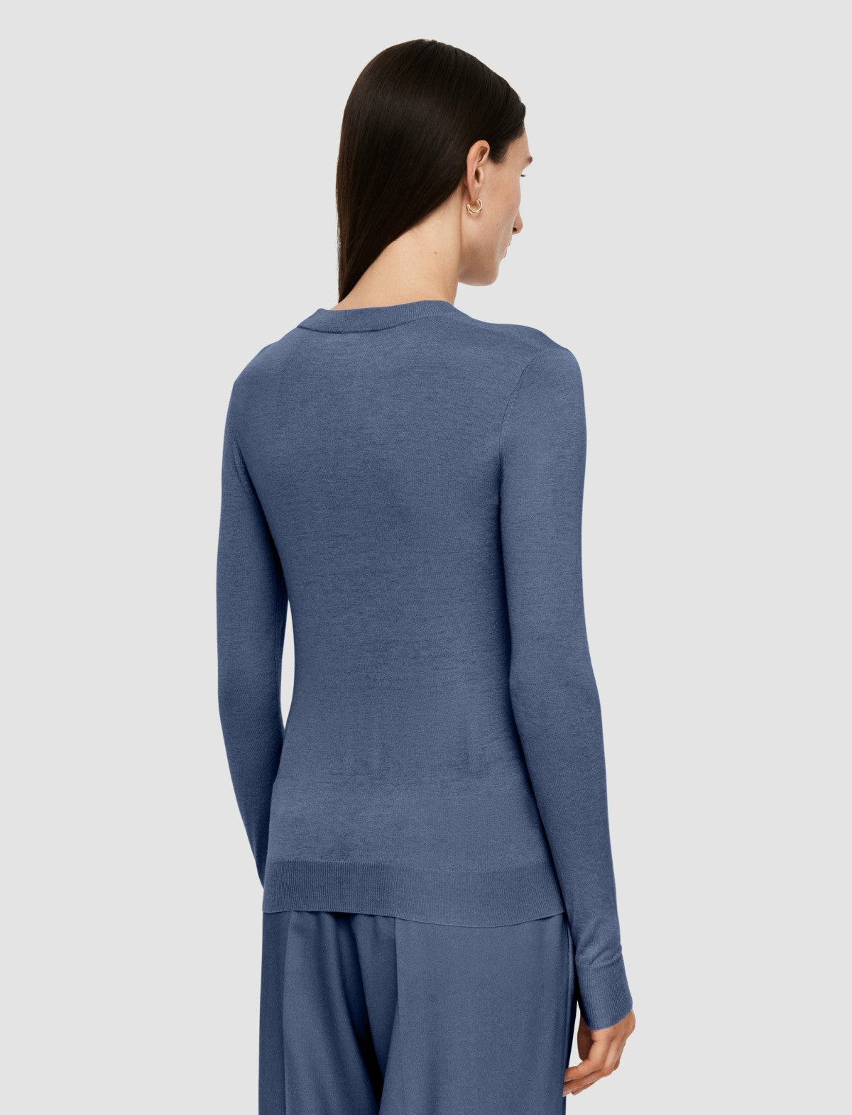 JOSEPH Fashion Women Cashair Round Neck Jumper Harbour