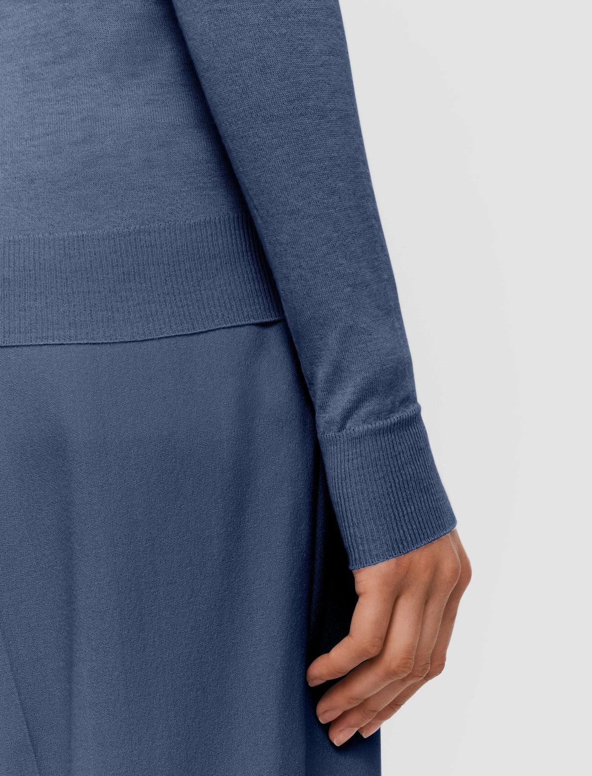 JOSEPH Fashion Women Cashair Round Neck Jumper Harbour