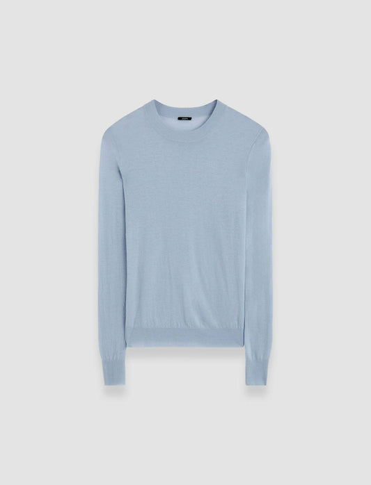 JOSEPH Fashion Women Cashair Round Neck Jumper Faded Sky