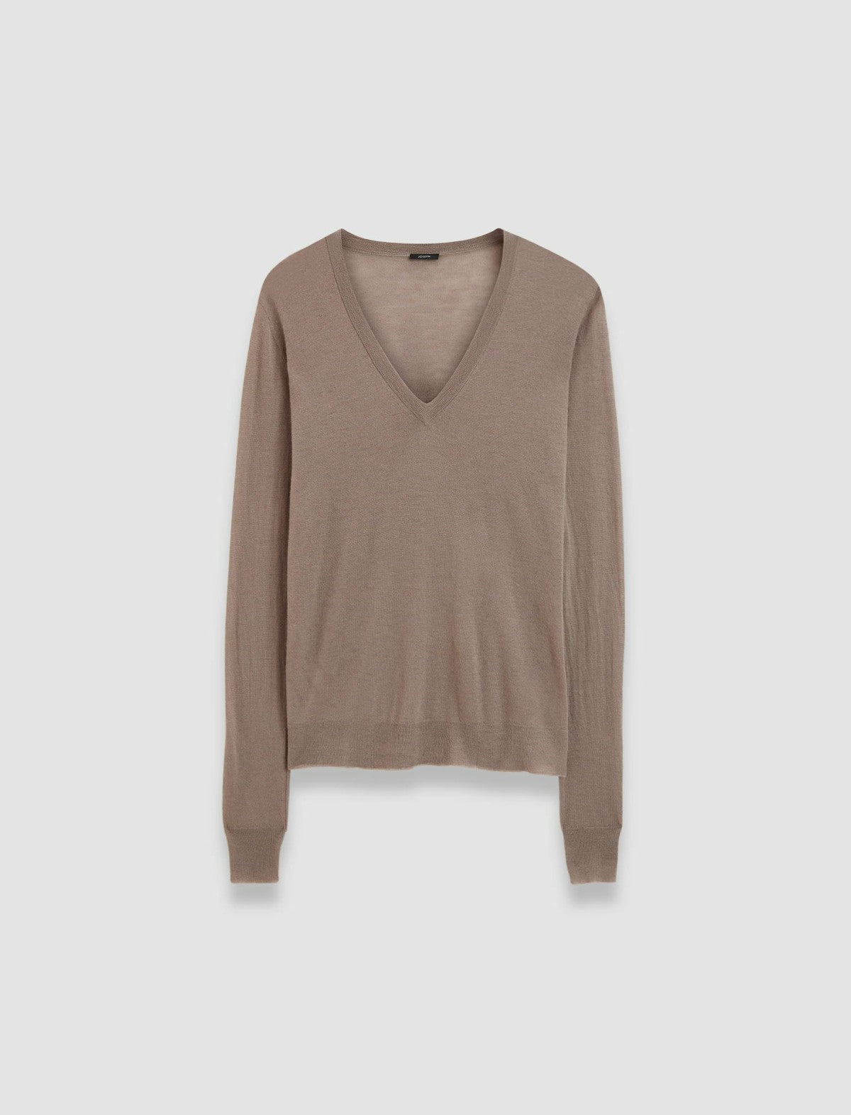 JOSEPH Fashion Women Cashair V Neck Jumper Escargot