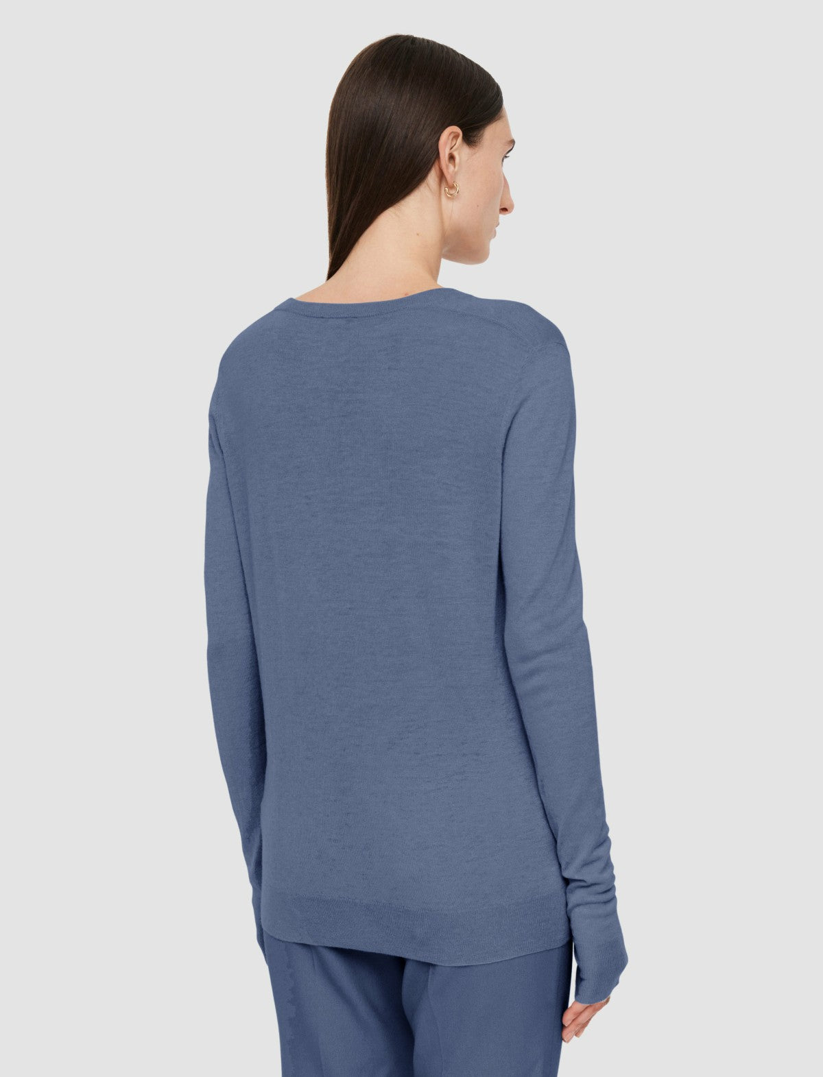 JOSEPH Fashion Women Cashair V Neck Jumper Harbour