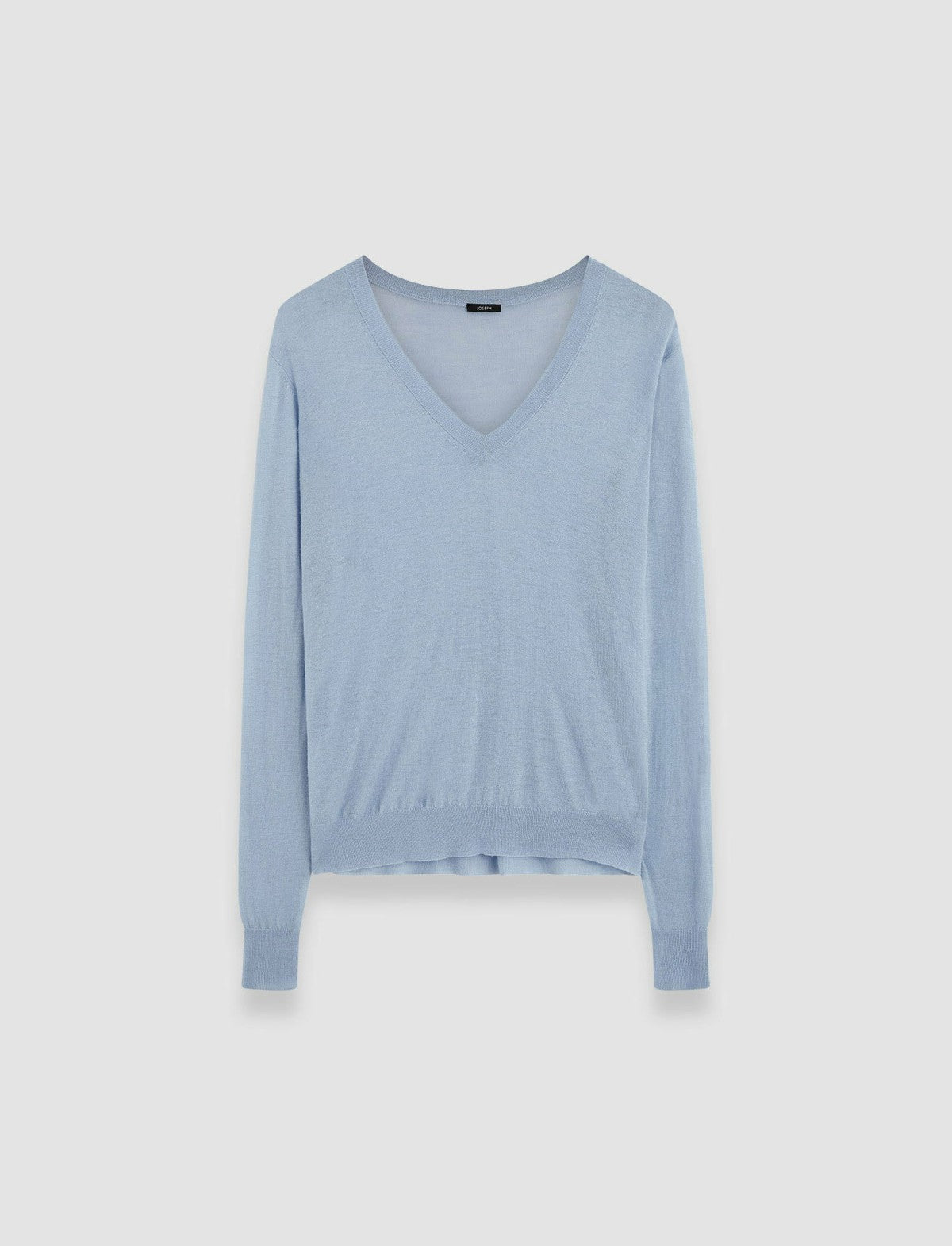 JOSEPH Fashion Women Cashair V Neck Jumper Faded Sky