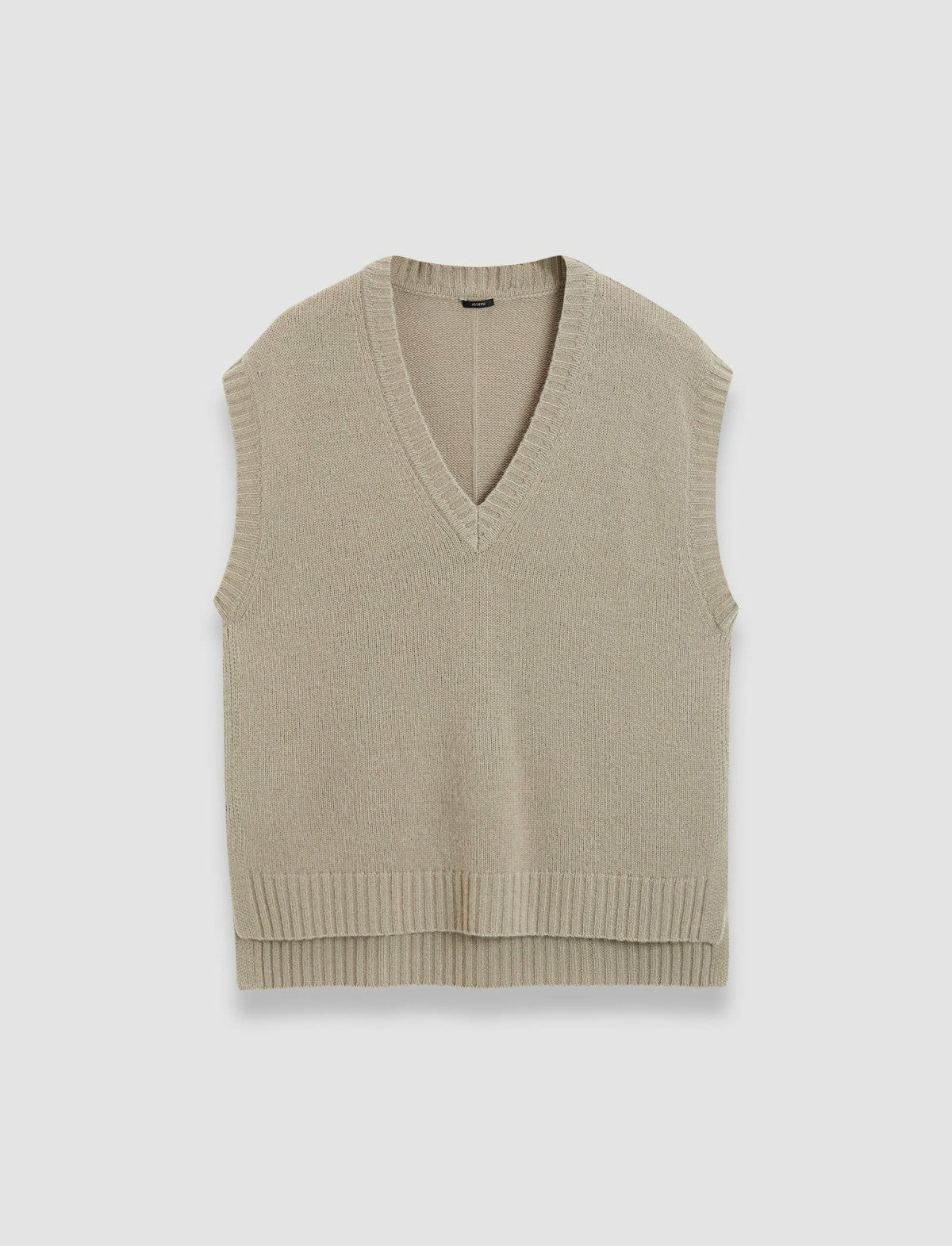 JOSEPH Fashion Women Open Cashmere Vest Escargot