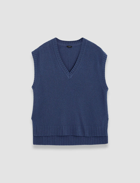 JOSEPH Fashion Women Open Cashmere Vest Harbour