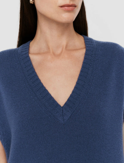 JOSEPH Fashion Women Open Cashmere Vest Harbour