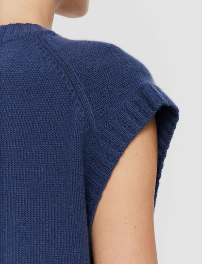 JOSEPH Fashion Women Open Cashmere Vest Harbour