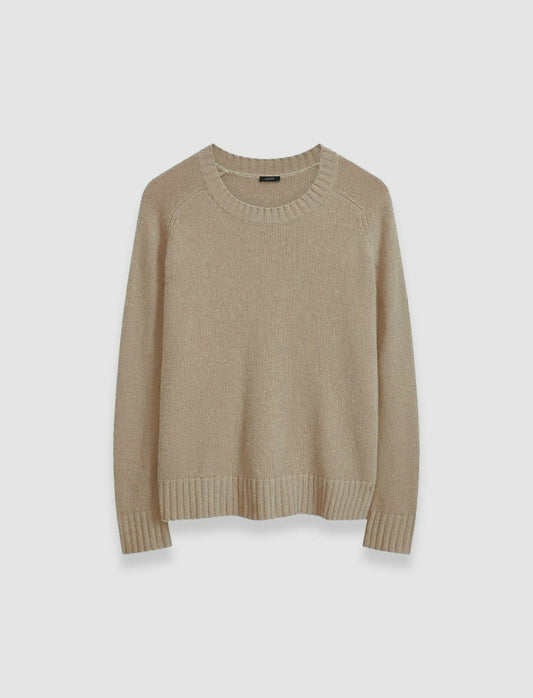 JOSEPH Fashion Women Open Cashmere Round Neck Jumper Escargot