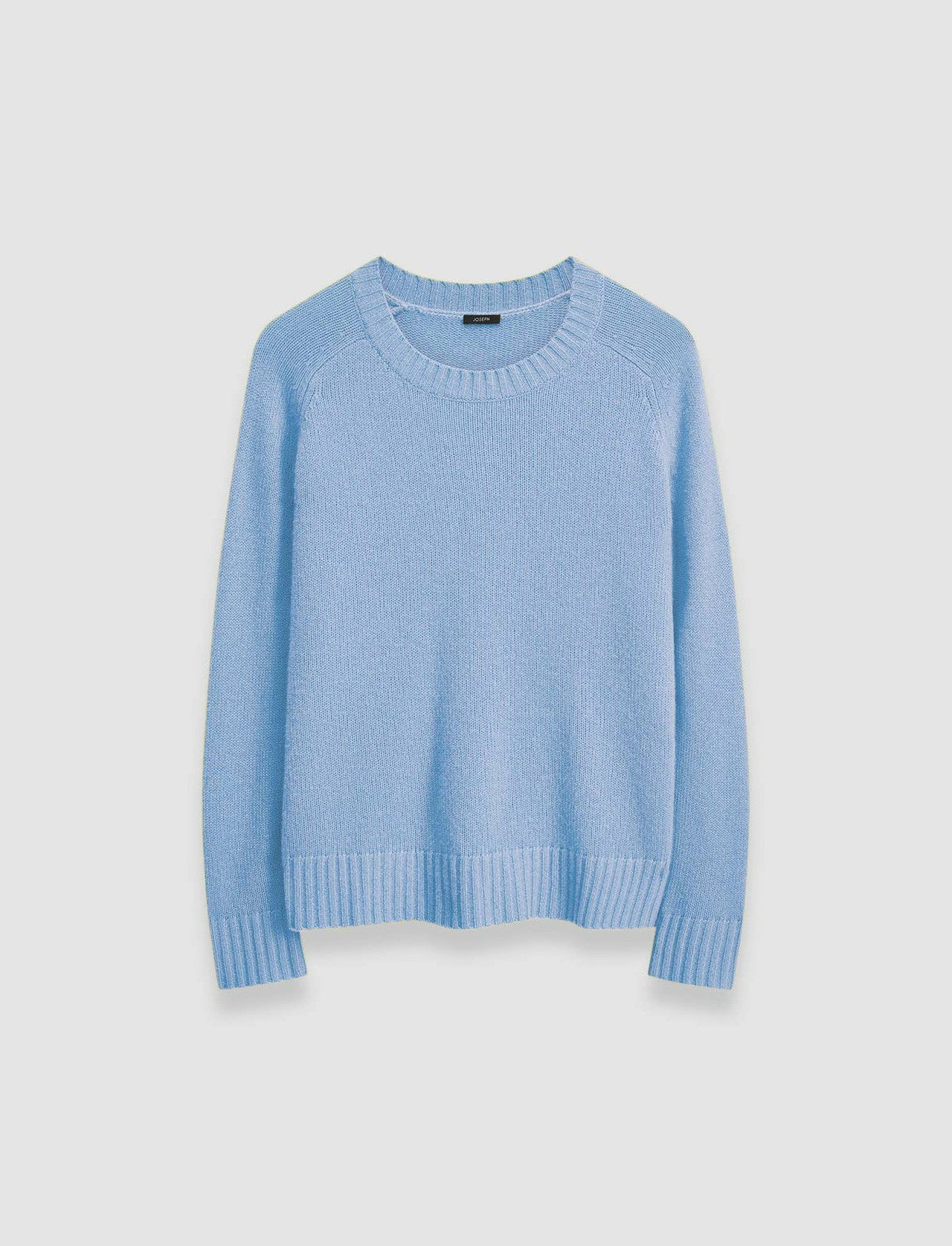 JOSEPH Fashion Women Open Cashmere Round Neck Jumper Faded Sky