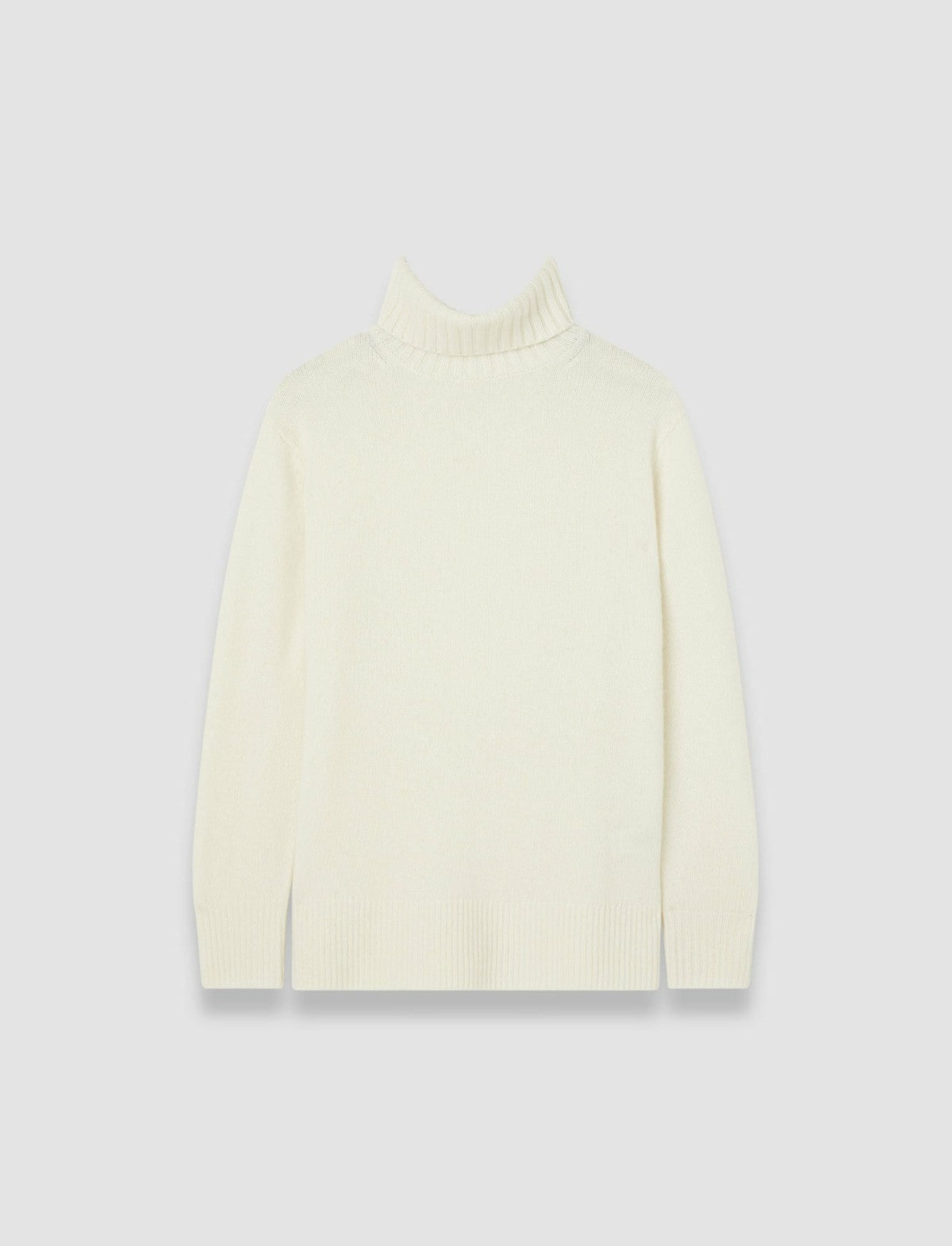JOSEPH Fashion Women Open Cashmere High Neck Jumper Ivory