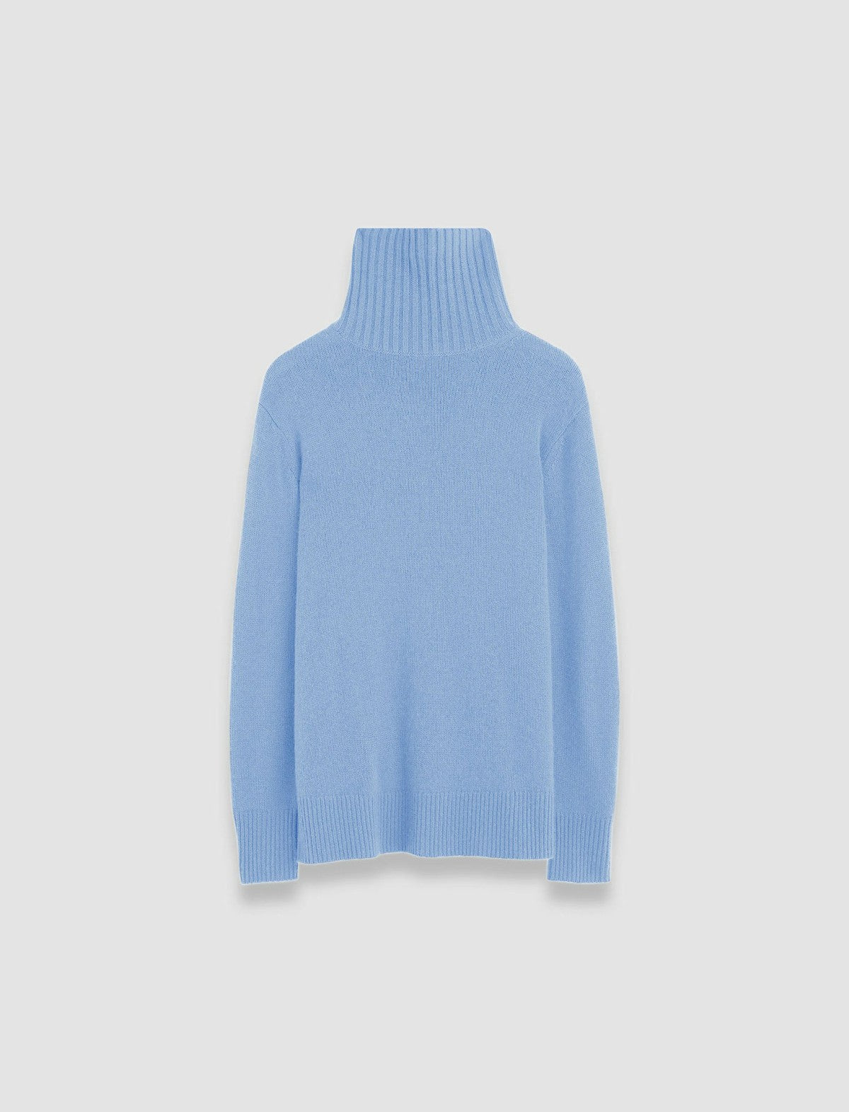 JOSEPH Fashion Women Open Cashmere High Neck Jumper Faded Sky