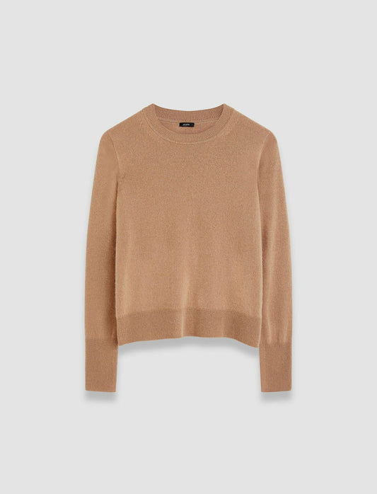 JOSEPH Fashion Women Light Pure Cashmere Round Neck Jumper Blusher