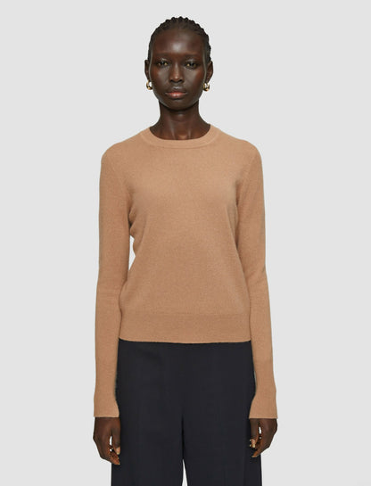 JOSEPH Fashion Women Light Pure Cashmere Round Neck Jumper Blusher